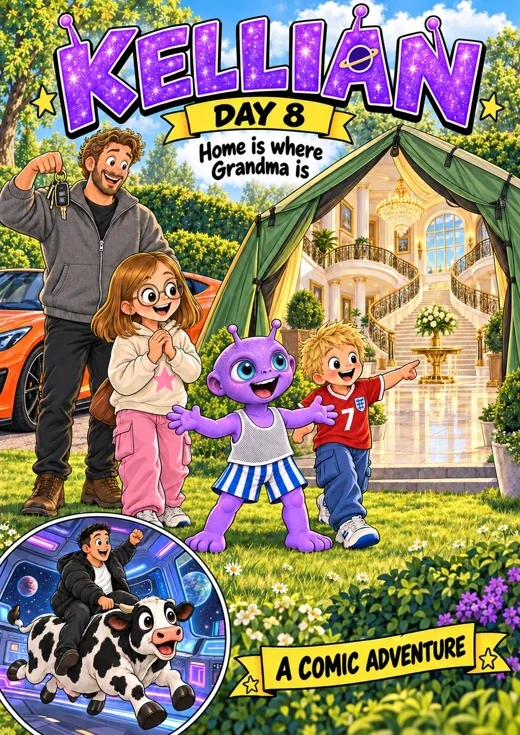 Day 8 comic cover