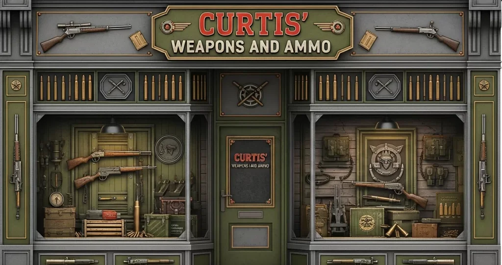 Curtis Weapons and Ammo
