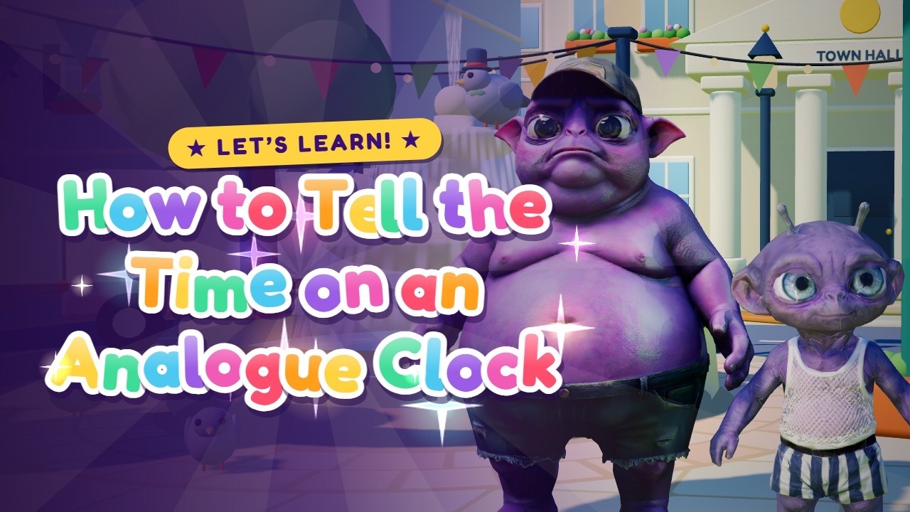 Kellian's Lessons video: How to Tell the Time on an Analogue Clock
